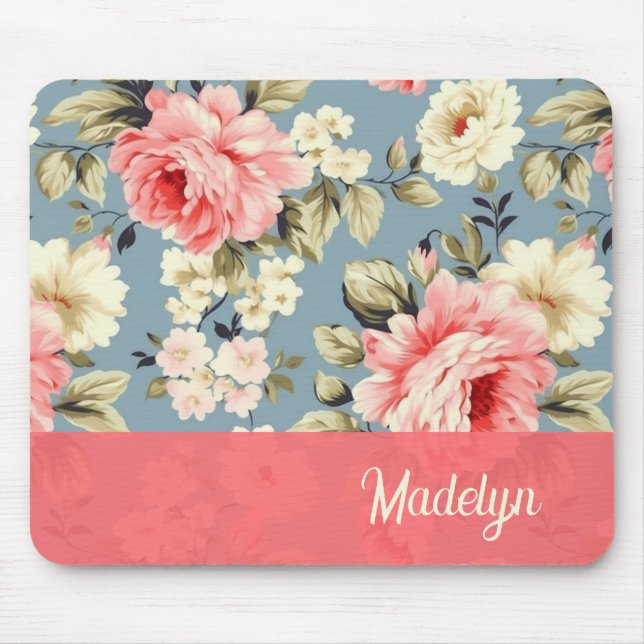 French Cottage Garden Floral Chic Shabby Musmatta (Framsidan)