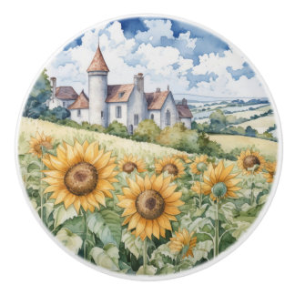 French Countryside With Sunflowers Knopp