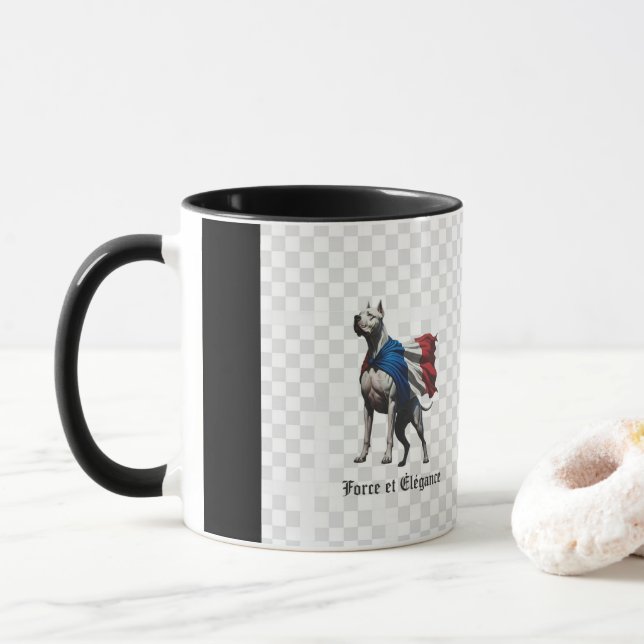 French Dog Force and Elegance Mug Mugg (Med munk)