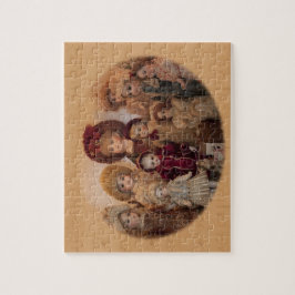 French Dolls and Friends Puzzle Pussel