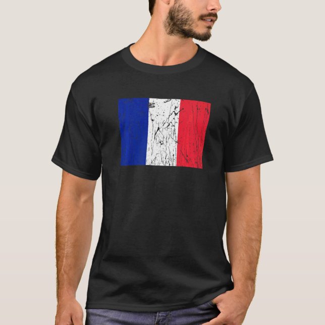 French France Flag Pride French Flag T Shirt (Framsida)