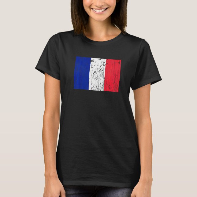 French France Flag Pride French Flag T Shirt (Framsida)