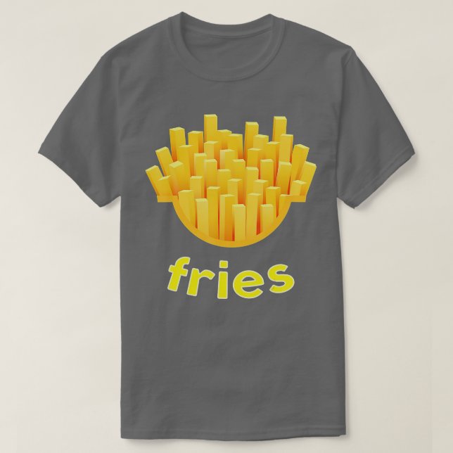 French Fries Costume French Fry Costume French Fry T Shirt (Design framsida)