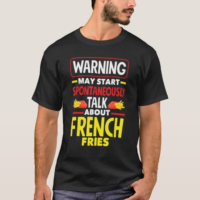 French Fries   French Fry T Shirt (Framsida)