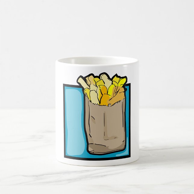 French Fries Mug Kaffemugg (Skapare uppladdad)
