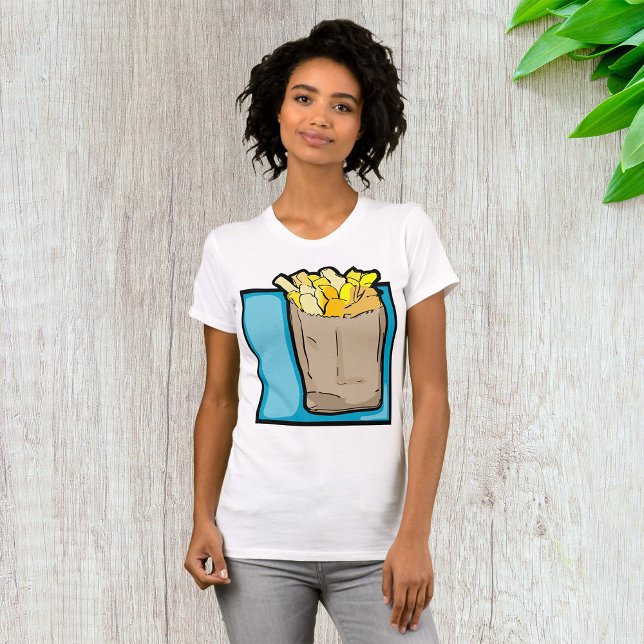 French Fries Womens T-Shirt (Skapare uppladdad)
