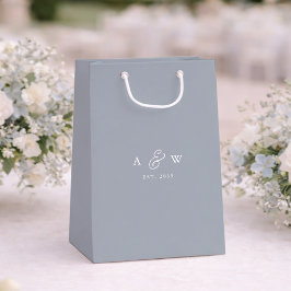 French Grey Wedding Welcome Gift Bag