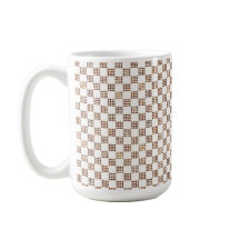 French Imperial-Inspired Checkerboard Mug