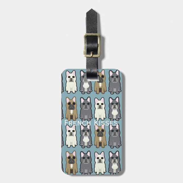 French Kisses, Frenchies Bagagebricka (Vertikal Framsida)