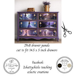 French Lady Garden Walk Drawer Front Wrapping Pape