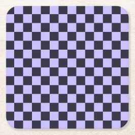 French lilac checkerboard pattern underlägg papper kvadrat