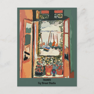 French Quarter Balcony & Wine, Fig Street Studio Vykort
