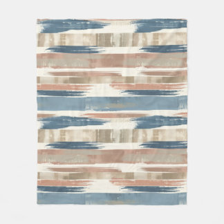French Retro Brush Stripe Fleece Blanket