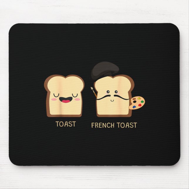 French Toast Funny Pun Novelty  Musmatta (Framsidan)