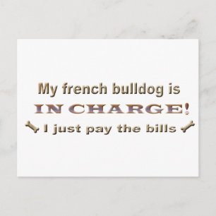 frenchbulldog vykort