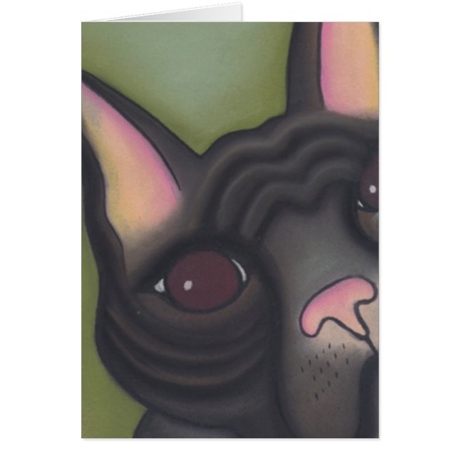 Frenchie av Robyn Feeley Hälsningskort (Framsidan)