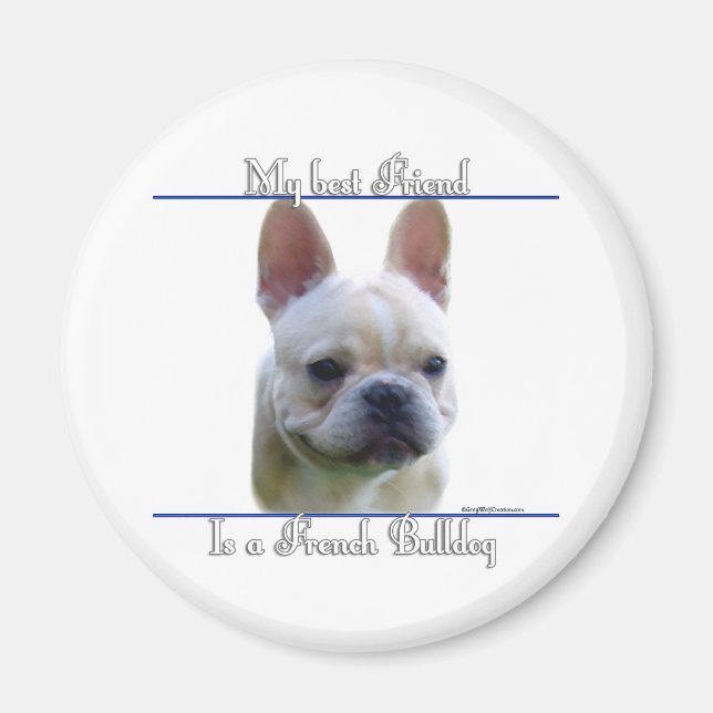 Frenchie Best Friend 2 - Magnet (Framsidan)