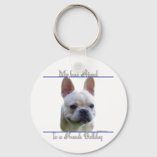 Frenchie Best Friend Keychain Nyckelring