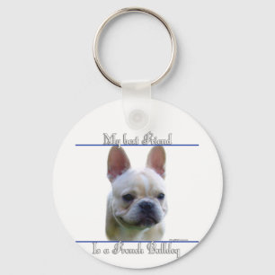 Frenchie Best Friend Keychain Nyckelring
