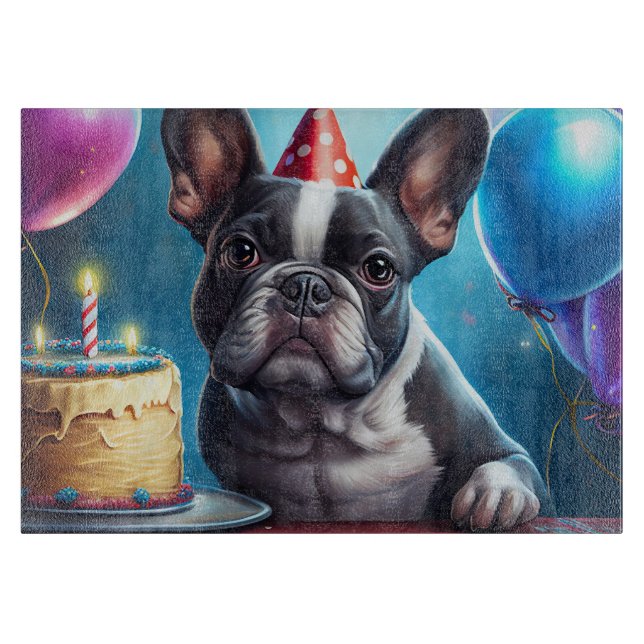 Frenchie Birthday Bash: A Cute Fransk Bulldog (Framsidan)