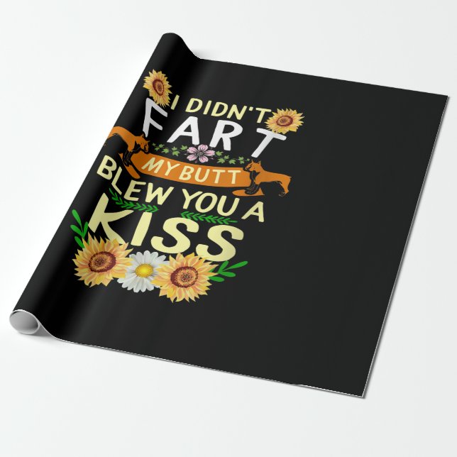 Frenchie började inte, utan Kiss Mamma Mamma Presentpapper (Utrullad)