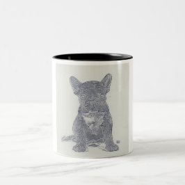 Frenchie Bulldog Älskare Coffee Mugg