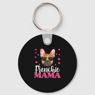 Frenchie Bulldog Mamma Nyckelring