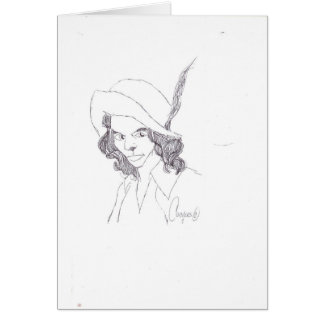 Frenchie Charles Hälsningskort