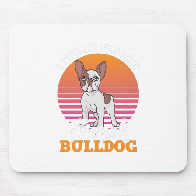 Frenchie Clos Gift I Talar Fluent Fransk Bulldog Musmatta (Framsidan)