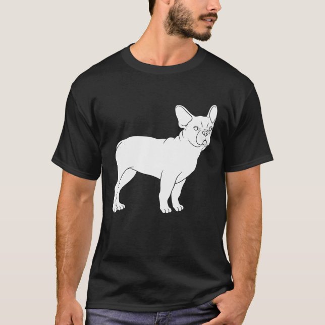 Frenchie dogs t shirt (Framsida)