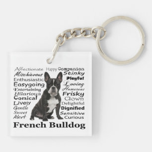 Frenchie drag Keychain