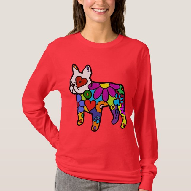 Frenchie driver t-shirt (Framsida)