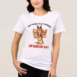 Frenchie Fransk Bulldog Hund T Shirt
