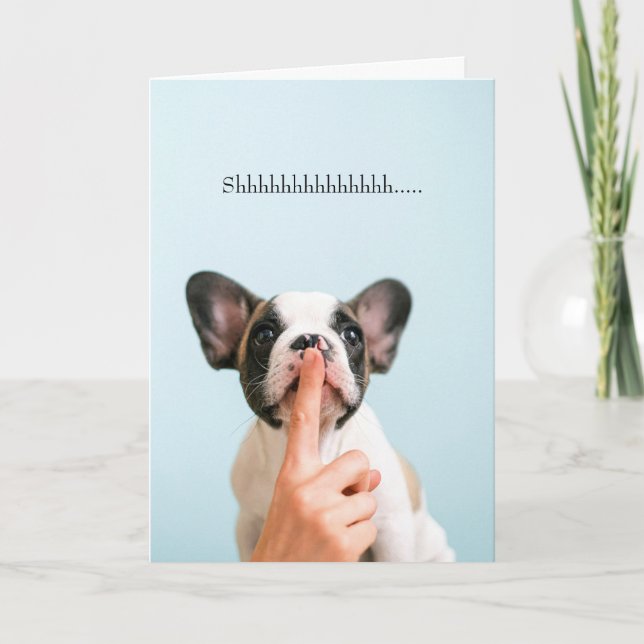 Frenchie Fransk Bulldog... Kort (Framsida)