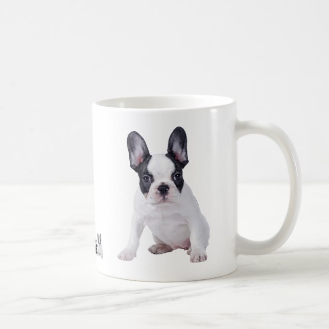 Frenchie - Fransk bulldog puppy Kaffemugg (Höger)