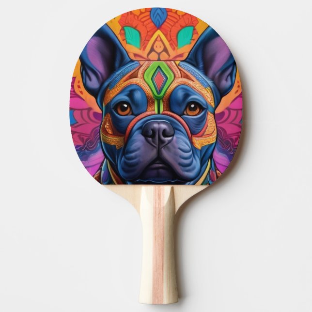 Frenchie Fun Birthday Fantasy Pingisracket (Framsidan)