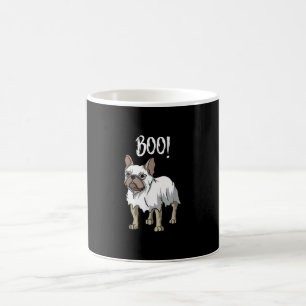 Frenchie Ghost Costume Funny Bulldog Halloween Magisk Mugg