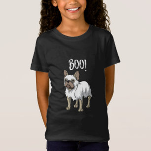 Frenchie Ghost Costume Funny Bulldog Halloween T Shirt