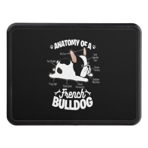 Frenchie Gift   Anatomi hos en Fransk Bulldog Dragkroksskydd