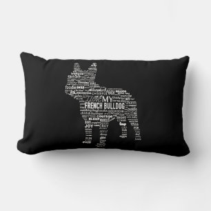 Frenchie Gift I Kärlek My French Bull Dog Lumbarkudde