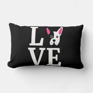 Frenchie Gift Kärlek Fransk Bulldog Gift Lumbarkudde