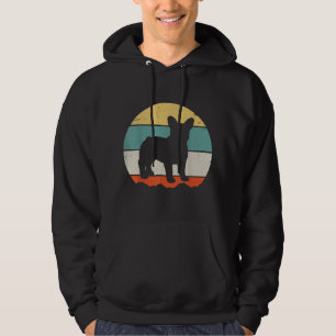 Frenchie Gift Vintage Fransk Bulldog Gift Hoodie