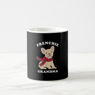 Frenchie Grandma Gift Fransk Bulldog Julafton Fami Kaffemugg