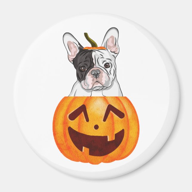 Frenchie Halloween Magnet (Framsidan)