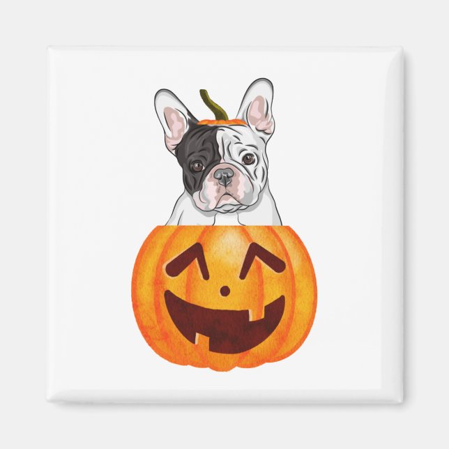 Frenchie Halloween Magnet (Framsidan)