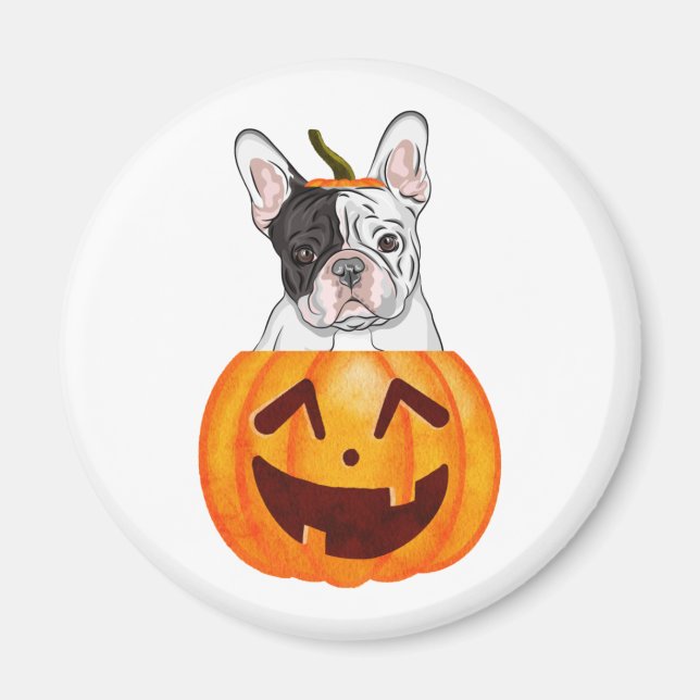 Frenchie Halloween Magnet (Framsidan)