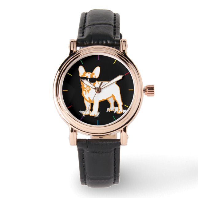 Frenchie Howlelu Armbandsur (Framsida)