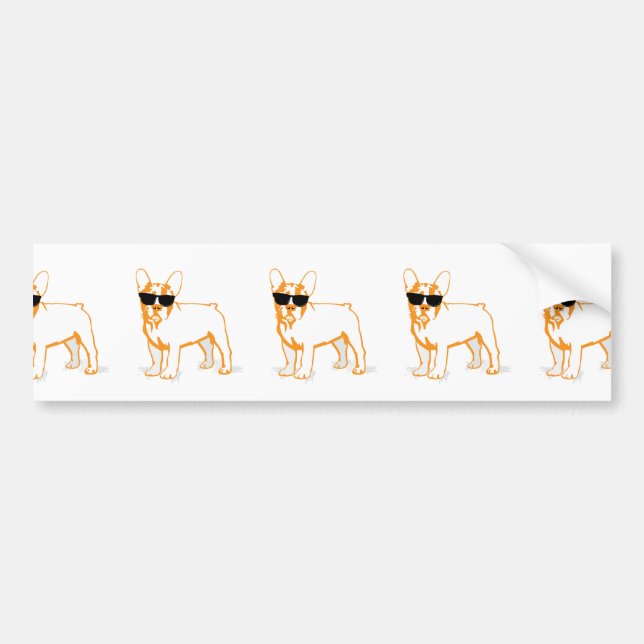 Frenchie Howlelu Bildekal (Framsidan)