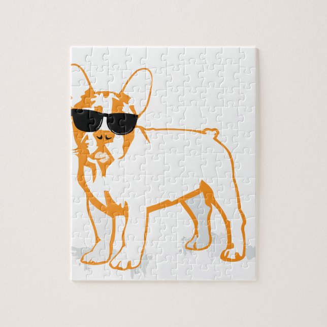 Frenchie Howlelu Pussel (Vertikal)