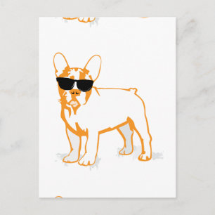 Frenchie Howlelu Vykort